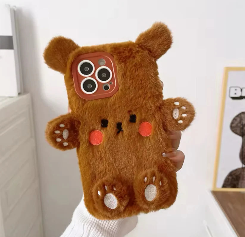 Plushie Teddy phone case 🧸